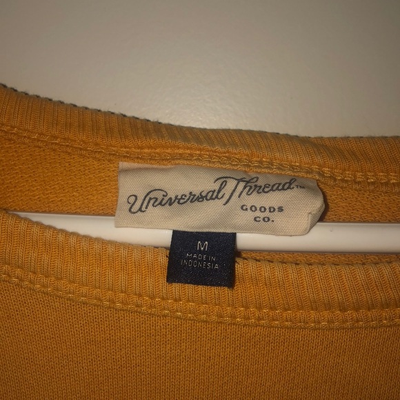 Universal Thread mustard yellow sweatshirt - Picture 2 of 2